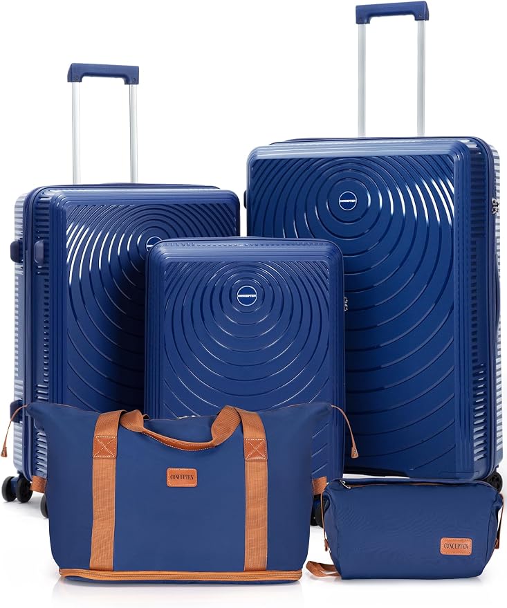 Luggage Sets 5 Piece, Suitcases by CONCEPTEN