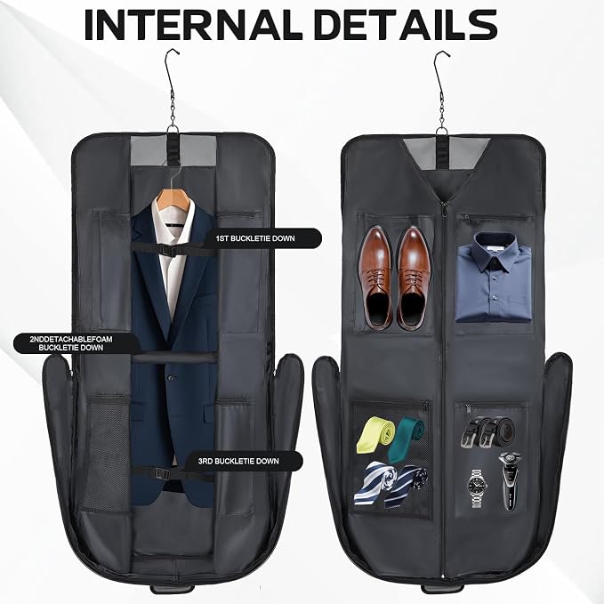 Garment Bags for travel, Hanging clothes Bag for Men Women, Suit Bags - Image 4