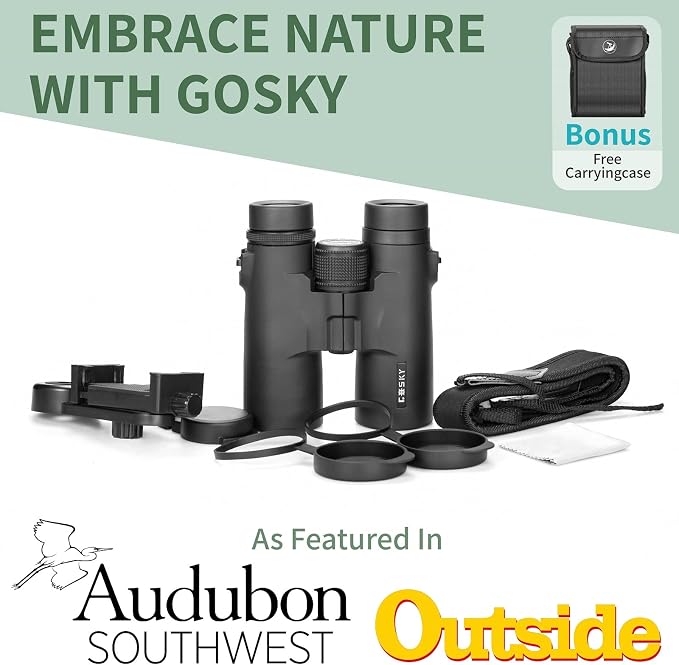 Gosky 10x42 Roof Prism Binoculars - Image 6