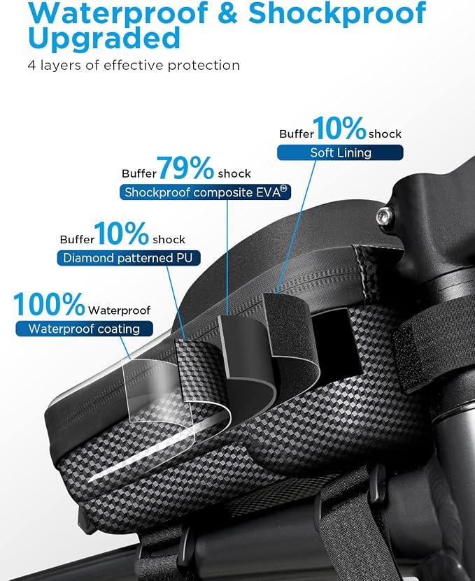 whale fall Hard Casing Bike Bag, Bike Accessories - Image 3