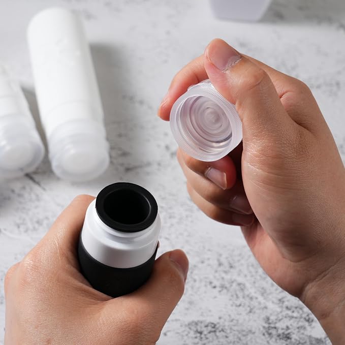 18 Pack travel Bottles for Toiletries, TSA Approved Silicone Travel Containers - Image 5