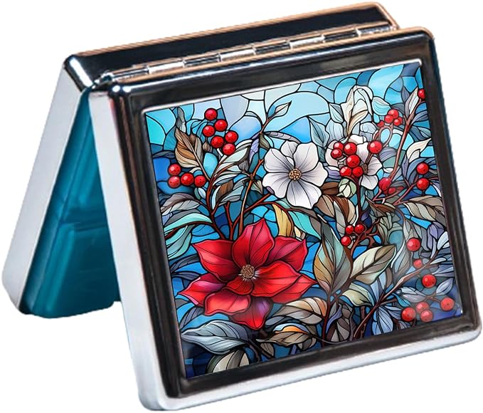 Silver Vintage Pill Box 7 Day Metal Pill Box - Image 4