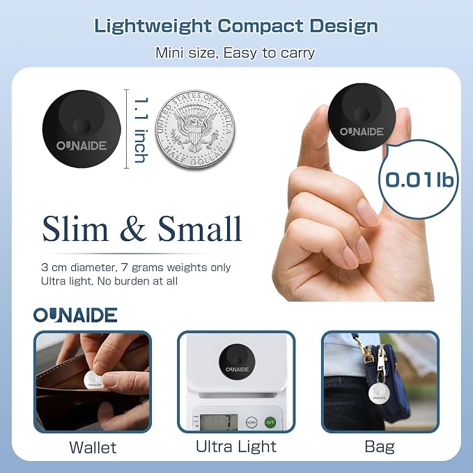 Air-Tags-2 Pack, Smart Air Tracker Tag, Waterproof Key Finder Tracking Device - Image 6