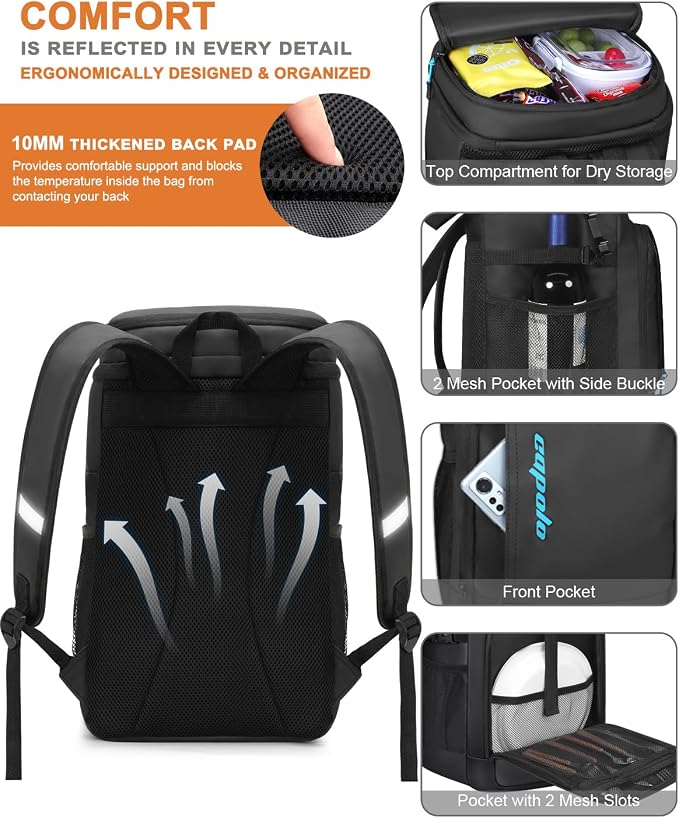 Capolo 36/45 Cans Cooler Backpack Insulated Waterproof - Image 6