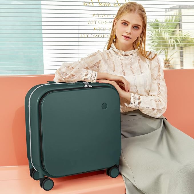mixi Carry On Luggage, 18” Suitcase - Image 2