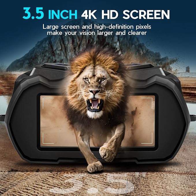 4K Night Vision Goggles for Adults, 10X Zoom Night Vision Binoculars - Image 2