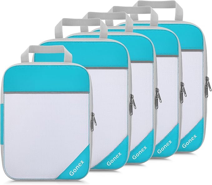 Compression Packing Cubes, Gonex Extensible Storage Mesh Bags Organizers by Gonex