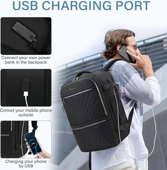 Travel Backpack, 30L Carry on Backpack - Image 6