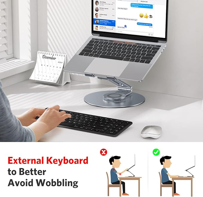 OMOTON Adjustable Laptop Stand - Image 2