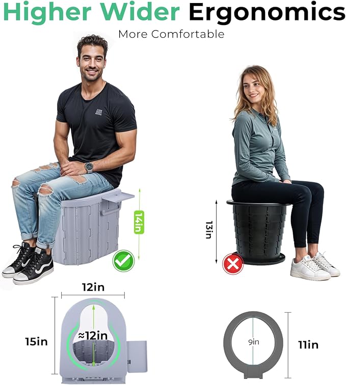 Sckee Camping Toilet, Portable Toilet - Image 2