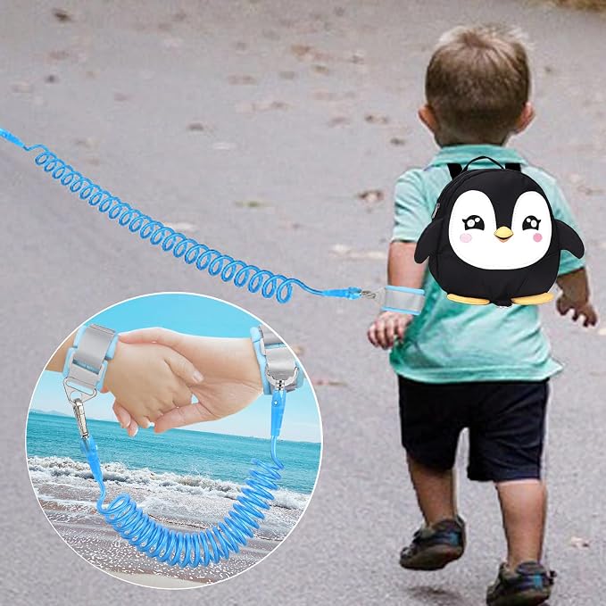 Accmor Toddler Harness Backpack Leash, Cute Penguin Kid Backpacks - Image 7