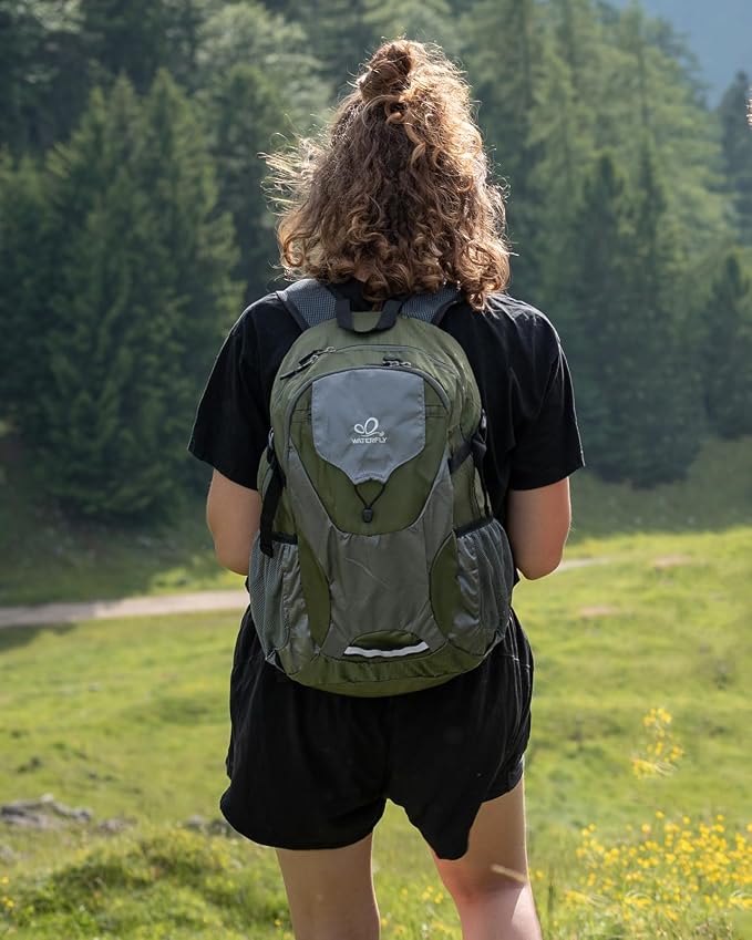 WATERFLY Lightweight Packable Hiking Backpack: 30L Foldable Travel Daypack - Image 7