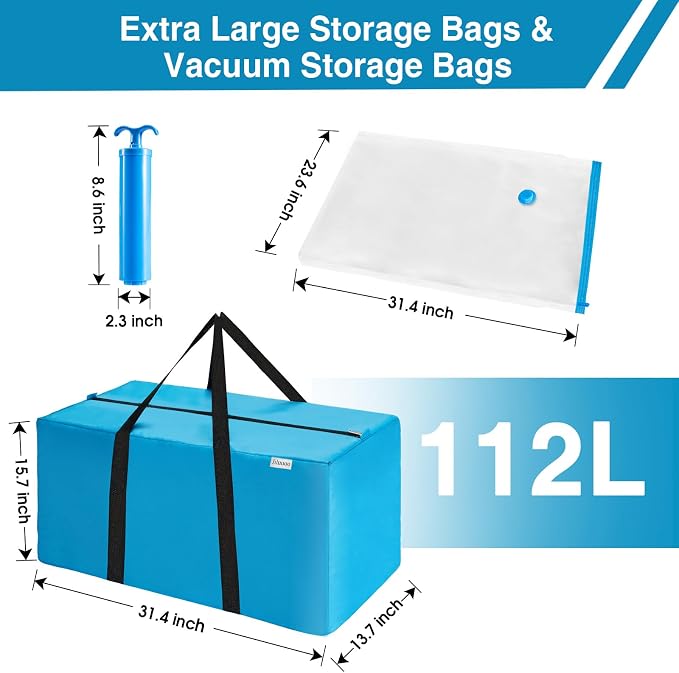 Extra Large Moving Bags Heavy Duty Space Saver Vacuum Storage Bag Vacuum Seal - Image 2