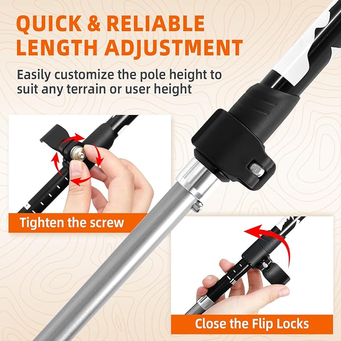 Collapsible Trekking Poles for Hiking - Image 9