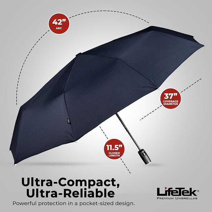 LifeTek Premium Travel Umbrella - Image 5