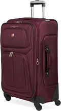 SwissGear Sion Softside Expandable Luggage, Checked-Medium 25-Inch by SwissGear