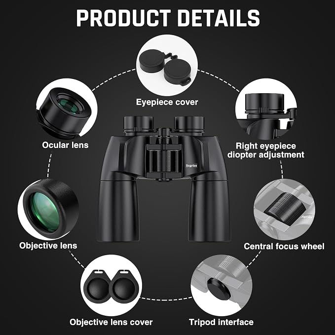 10x50 Binoculars for Adults - Image 6