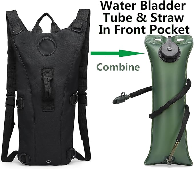 ATBP Running Hydration Vest Pack Tactical 3L Water Bladder Backpack Bag - Image 5