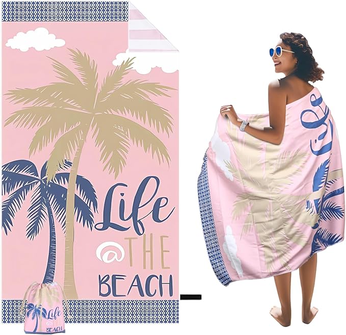 Large Beach Towel by SKYREH