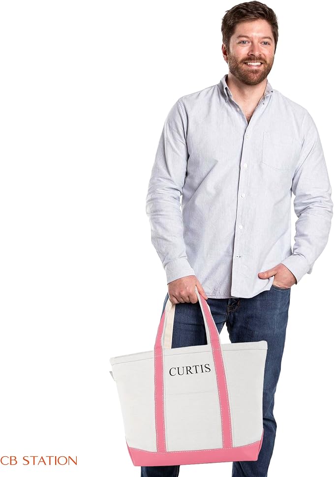 CB STATION Medium Classic Canvas Tote Bag - Image 6