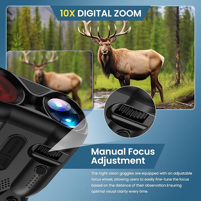 Night Vision Goggles, 4K Night Vision Binoculars - Image 3
