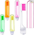 Patelai 4 Pieces Travel Toothbrush Set, Soft Bristle Mini Foldable Tooth Brush by Patelai