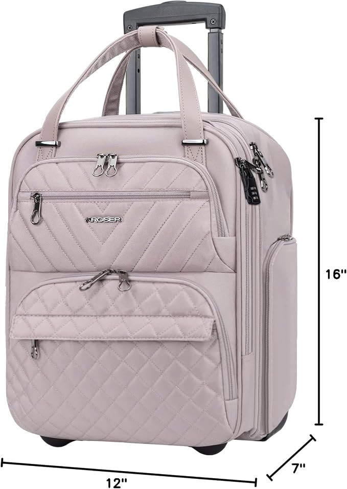 KROSER Carry On Underseat Multi-functional, 16-inch Underseater Lightweight - Image 7