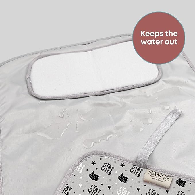 HAMUR HOME Portable Baby Changing Pad – Waterproof, Foldable & Lightweight - Image 6