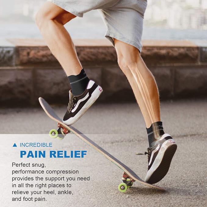 Plantar Fasciitis Sock for Men and Women, Compression Foot Sleeves - Image 7