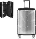 Yotako Upgraded Zippered Transparent PVC Suitcase Cover, No Disassembly by YOTAKO