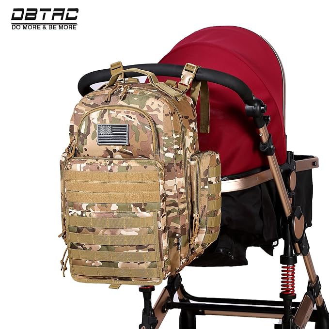 Diaper Bag Backpack for Dad, DBTAC Large Baby Nappy Bag for Men w/Changing Mat - Image 7