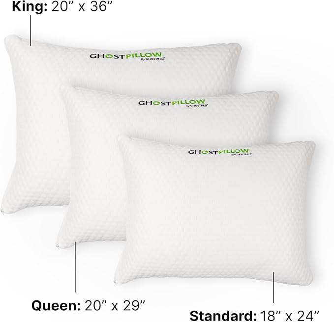 GhostBed Shredded Memory Foam Pillow - Image 7