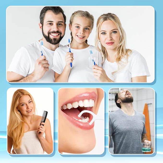 10 Set Travel Toothbrush Kit Bulk, Disposable Toothbrush - Image 6