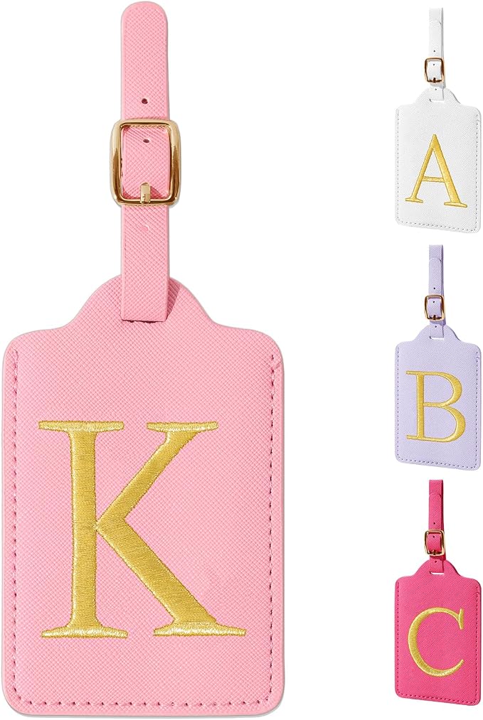 Personalized Initial Luggage Tags by izuzta