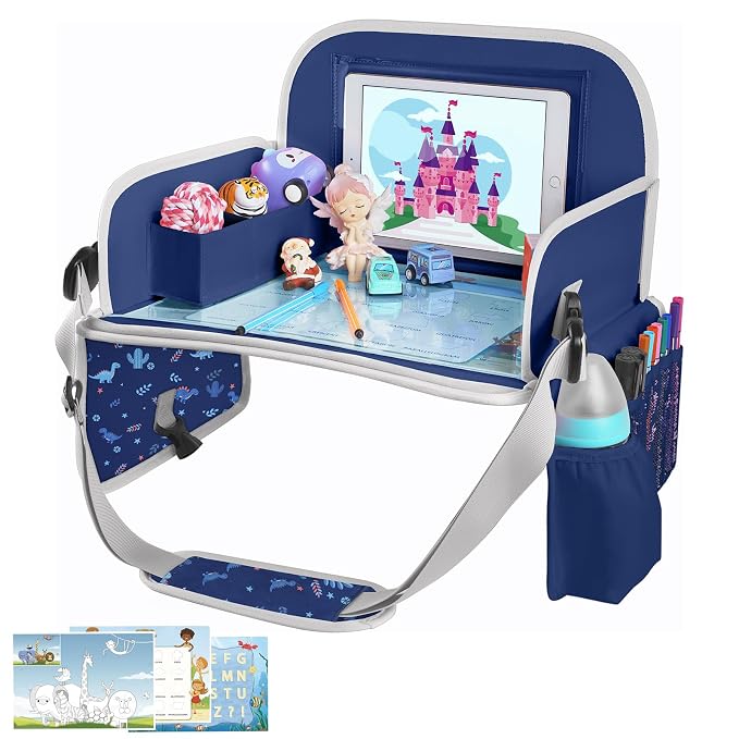 MENZOKE Kids Travel Tray, Car Seat Tray by MENZOKE