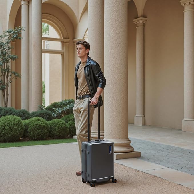 LEVEL8 Zipperless Carry On Luggage Airline Approved - Image 2