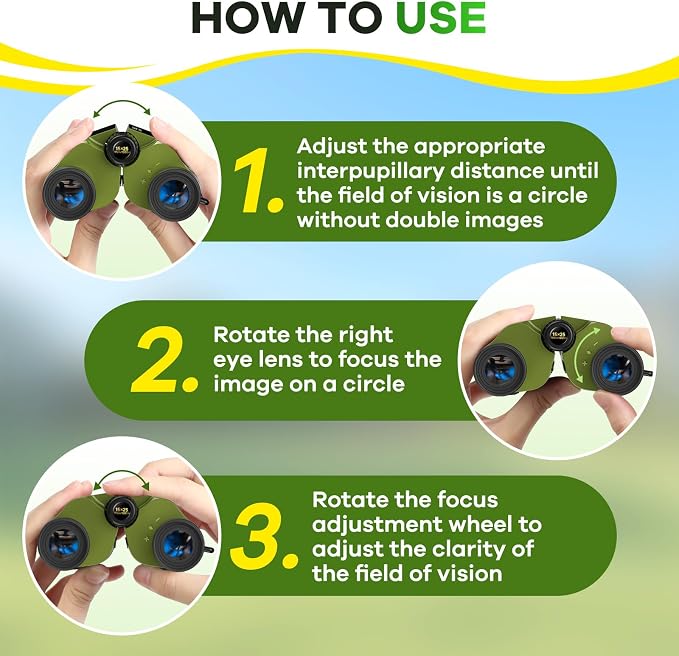 High Powered 15x25 Compact Binoculars - Image 8