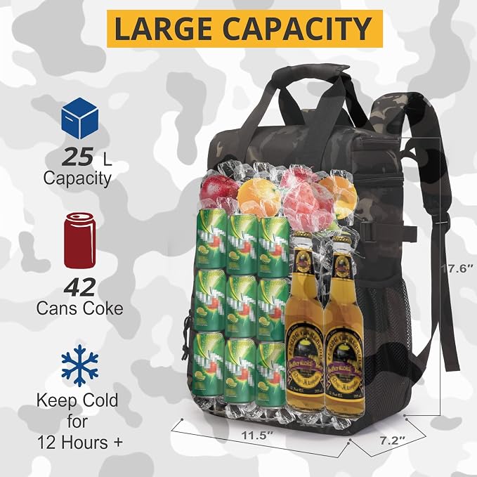 Tactical Backpack Cooler, Lunch Backpack - Image 4