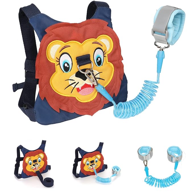 Toddlers Leash + Anti Lost Wrist Link Child Kids Safety Harness Kids Walking by FITARTS