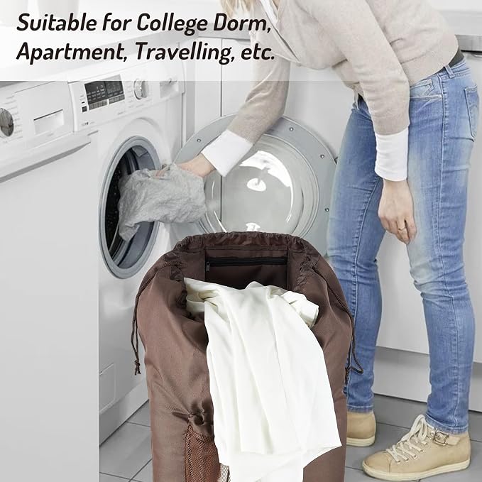 Large Laundry Backpack Bag - Image 7