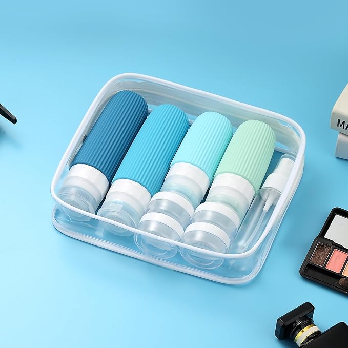 16 Pack Travel Bottles Set, TSA Approved Leak Proof Silicone Squeezable - Image 7