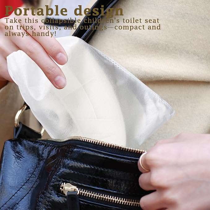 Portable Toilet Seat for Kids, Foldable Universal Fit Potty Training Seat - Image 7