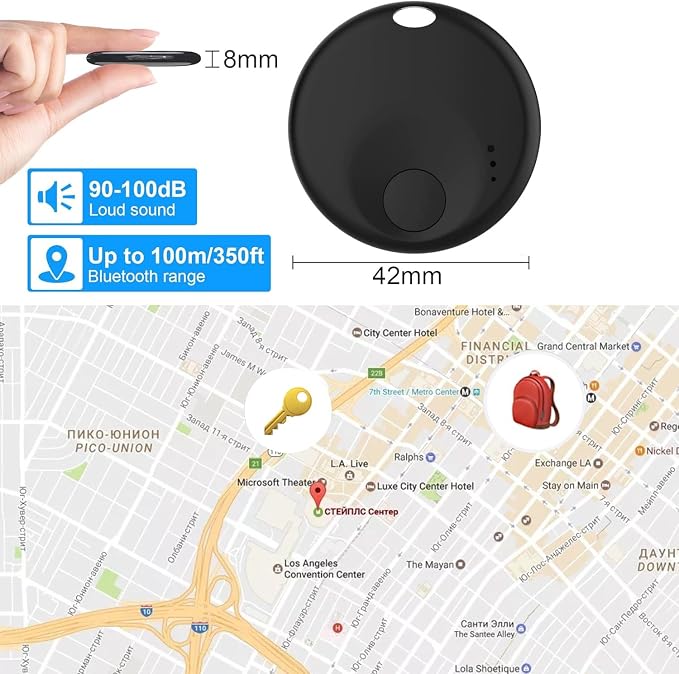 Air Tracker Tag-4 Pack, Smart Bluetooth Tracker, Smart Tag Item Finders Works - Image 6