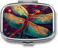 Metal 2 Compartment Pill Organizer Travel Friendly Portable Compact Pill Box by Unknown