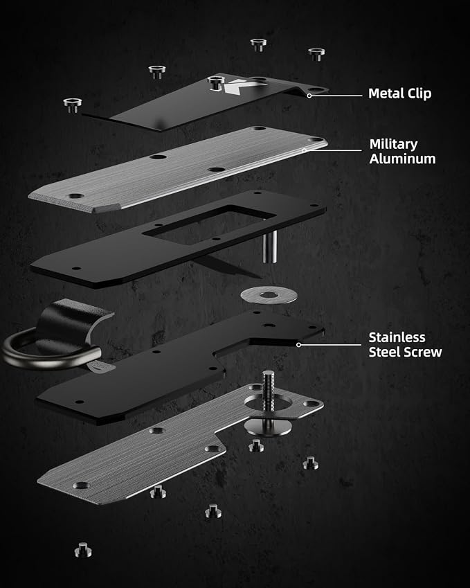 Key Organizer for Men Compact Key Holder Minimalist Key Case Metal Key Chain - Image 2