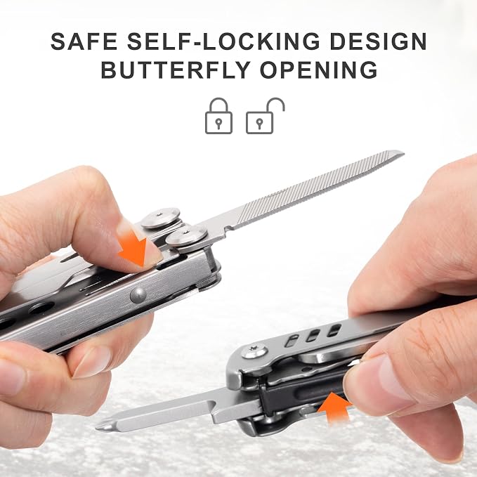 Multitool Stainless Steel Multi-Tool Pliers 13-in-1 - Image 3