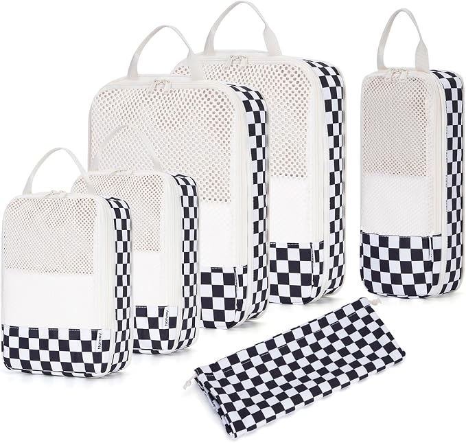 Narwey 6 Set Compression Packing Cubes by Narwey