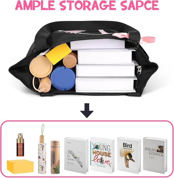 Vavabox Tote Bag, A-Z Initial Monogrammed Waterproof Tote Bag, Bridesmaid Gifts - Image 5