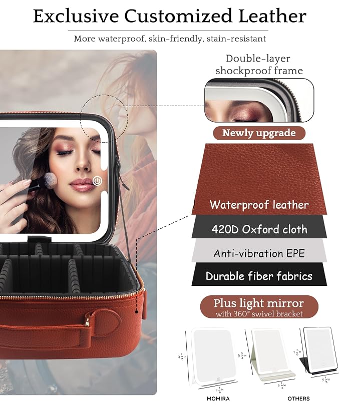 MOMIRA Travel Makeup Bag Cosmetic Bag - Image 2