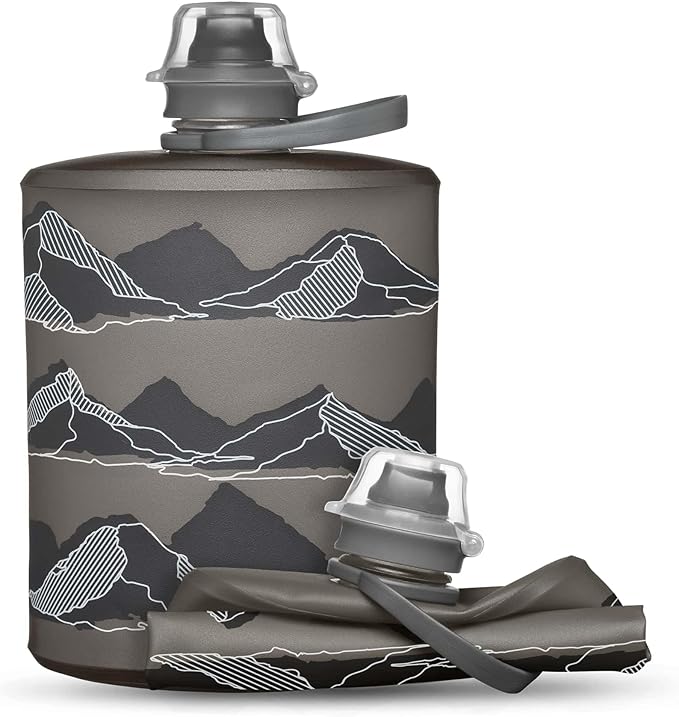 HydraPak Stow - Collapsible Backpacking Water Bottle - BPA Free, Ultra Light by Hydrapak